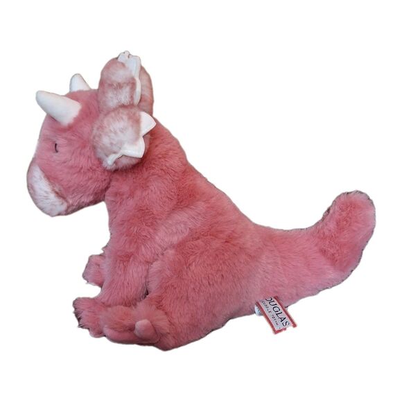 Douglas The Cuddle Toys Plush Pink Triceratops Tracie Dinosaur super soft Great! - Picture 3 of 6